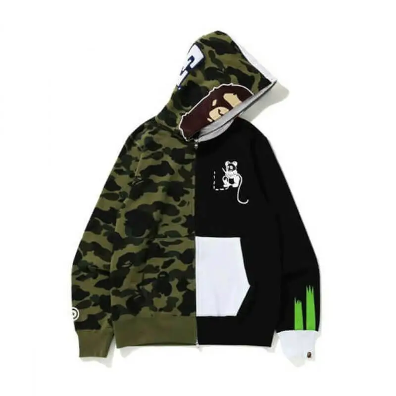  Shark Camo Ape Bathing Hoodie-OSI