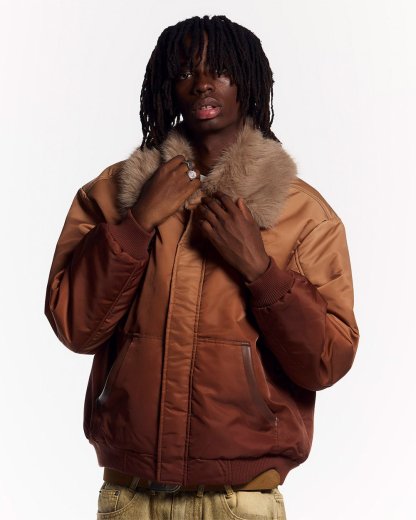 FADED BOMBER BROWN-OSI