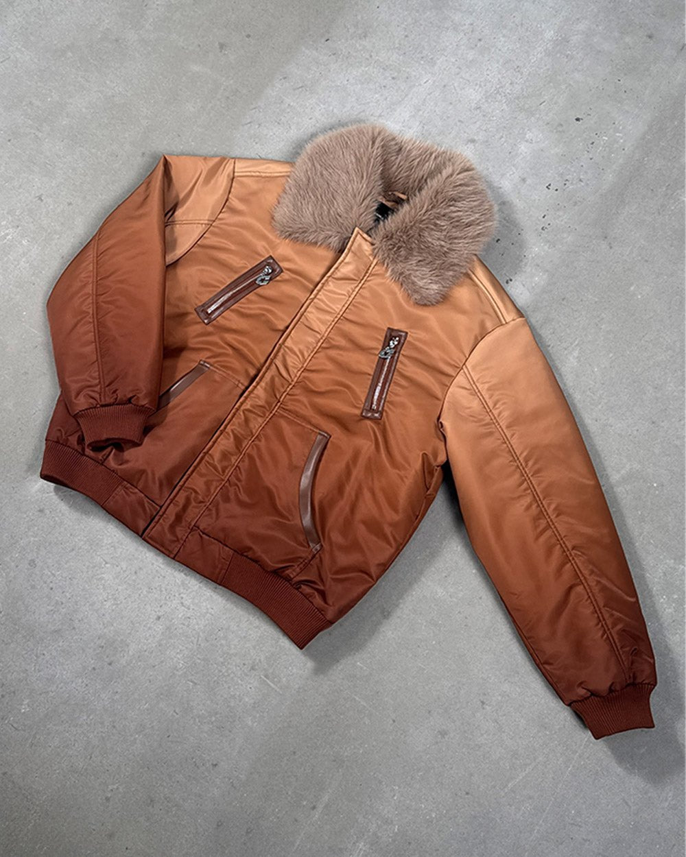 FADED BOMBER BROWN-OSI