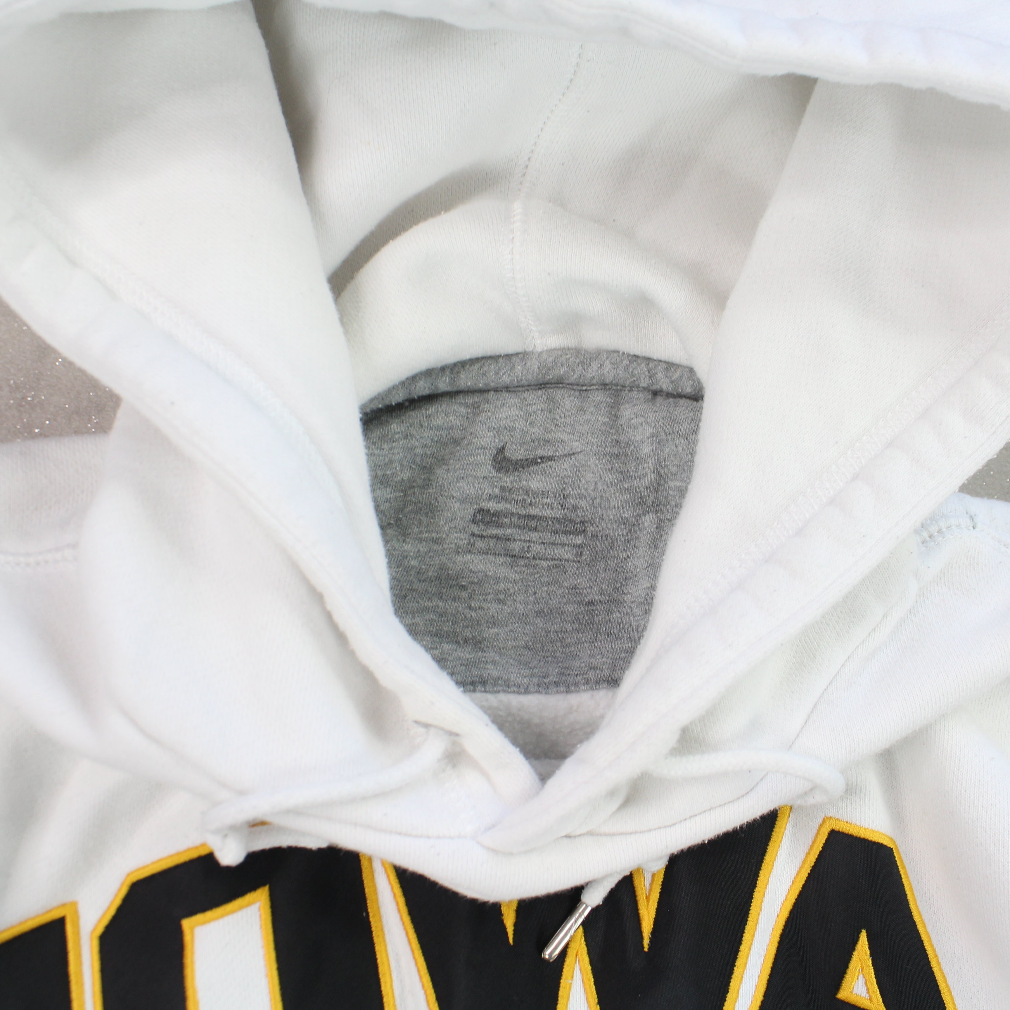 RARE 2000s  ‘Iowa’ Hoodie White-OSI