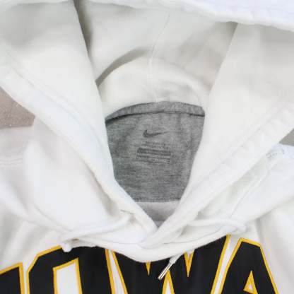 RARE 2000s  ‘Iowa’ Hoodie White-OSI