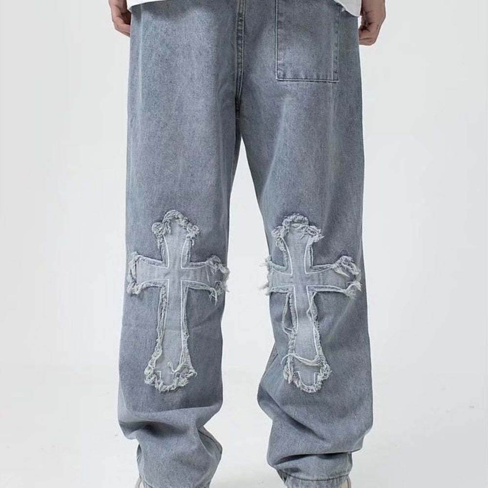 Cross Baggy Jeans-OSI