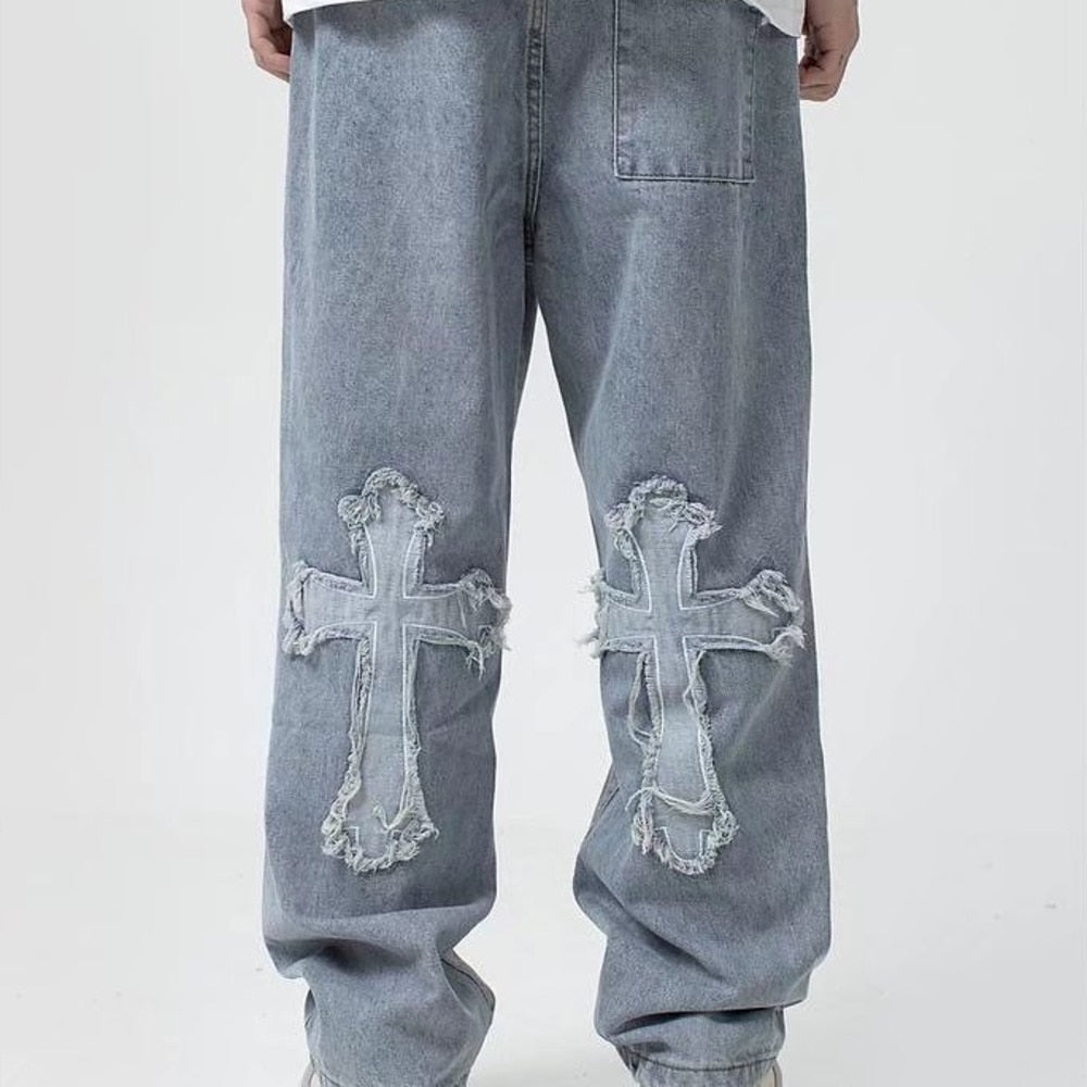 Cross Baggy Jeans-OSI