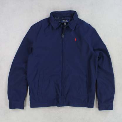 RARE 90s  Harrington Jacket Navy-OSI