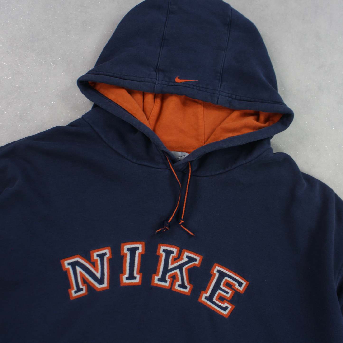 SUPER RARE 2000s  Hoodie Navy-OSI