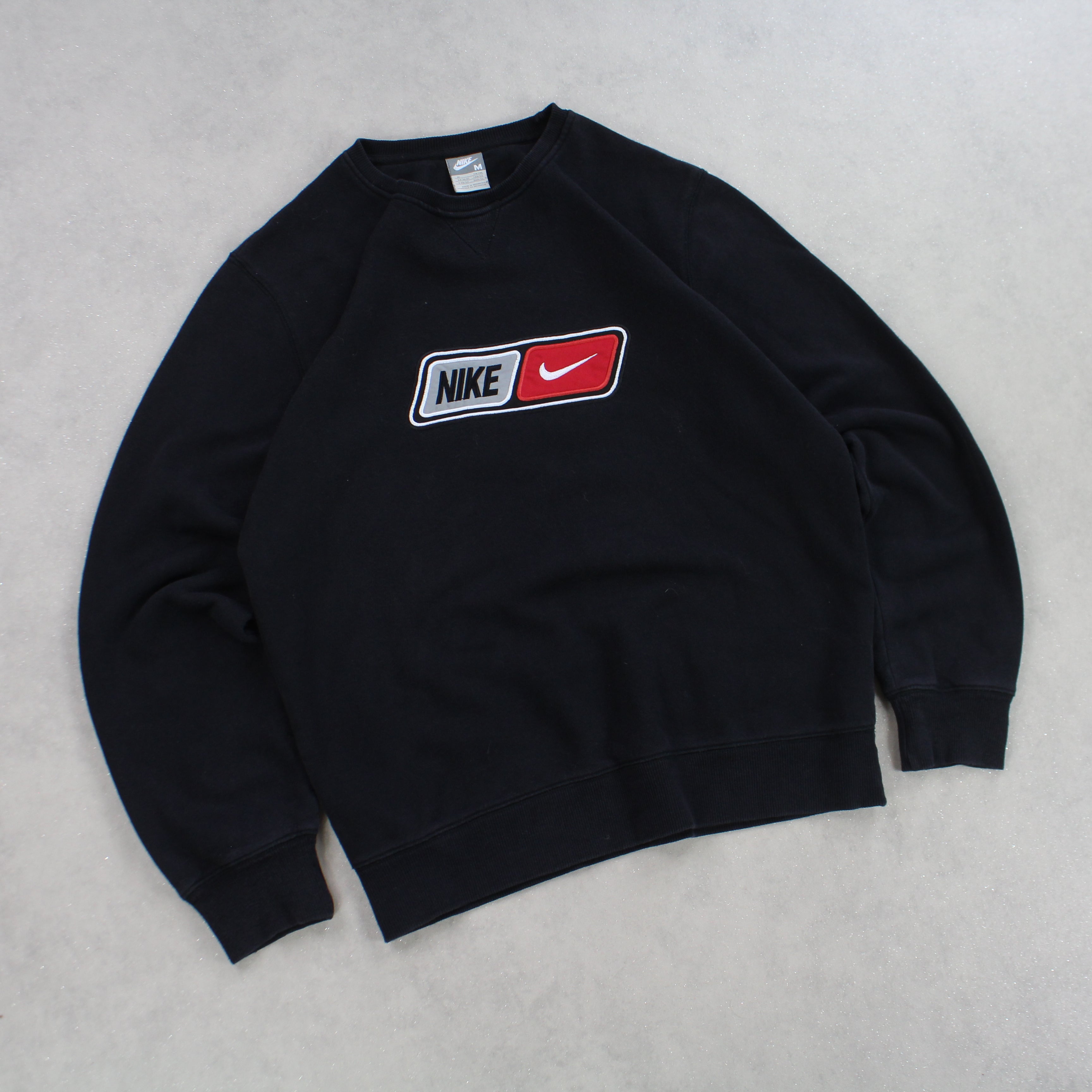 RARE 2000s  Sweatshirt Black-OSI