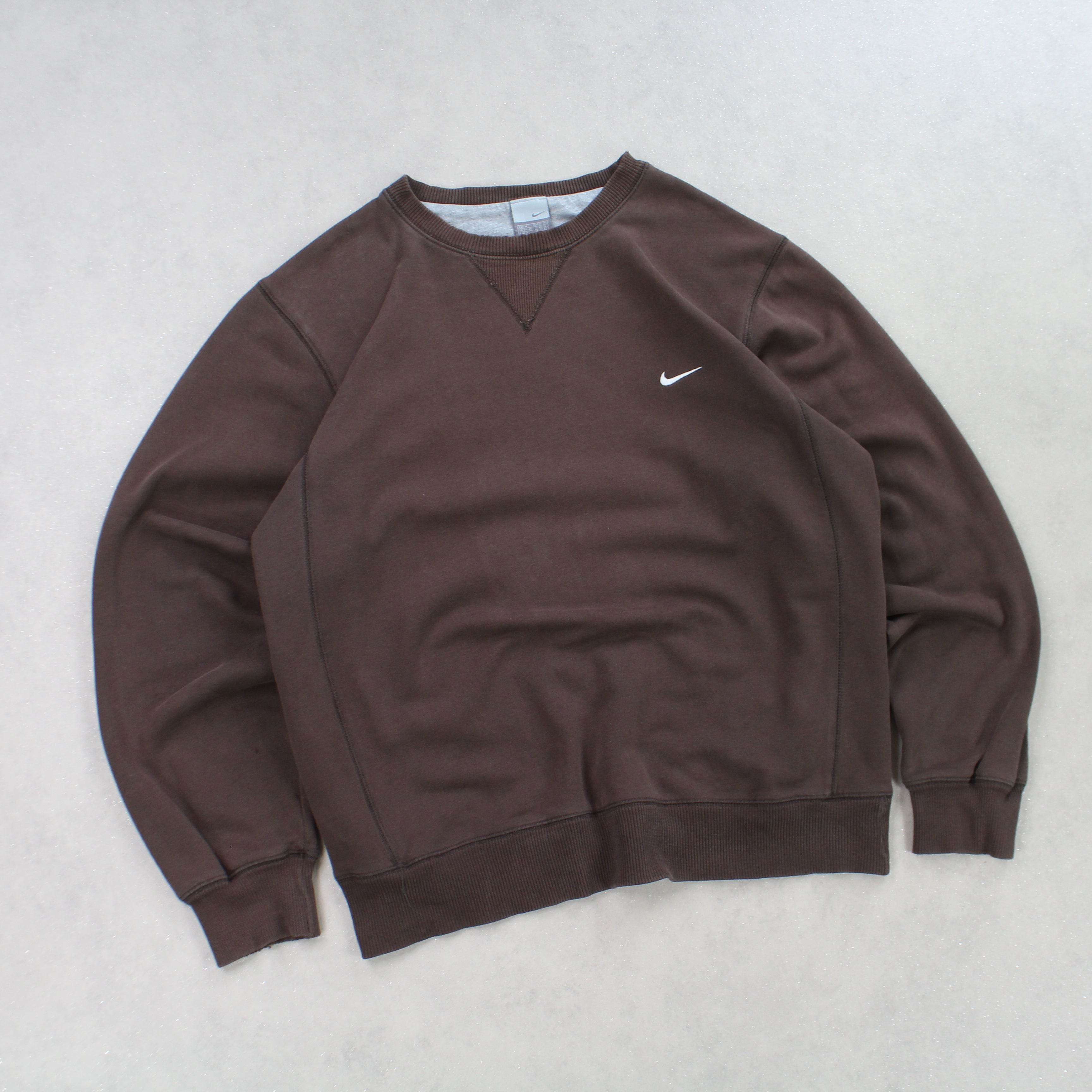 SUPER RARE 2000s  Sweatshirt Brown-OSI