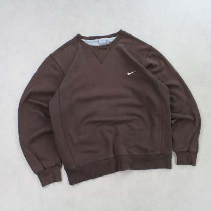 SUPER RARE 2000s  Sweatshirt Brown-OSI