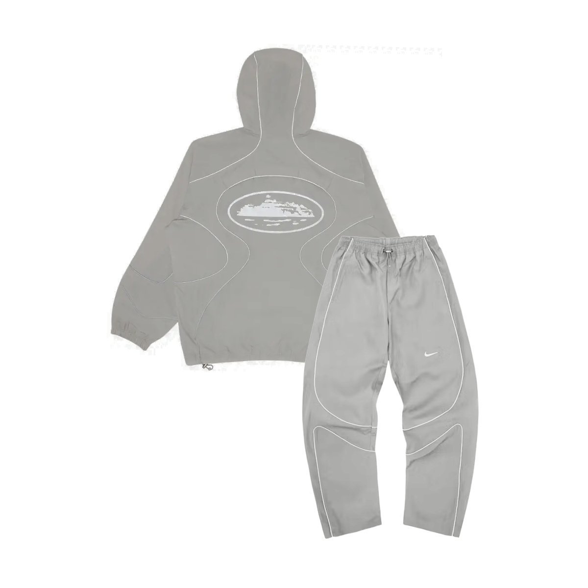x Corteiz Reflective Light Grey Tracksuit