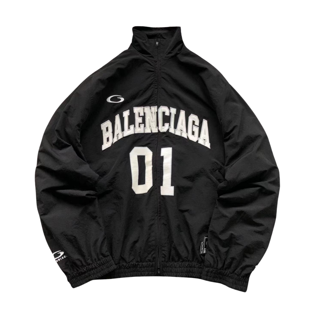  Basketball Tracksuit Jacket Black-OSI