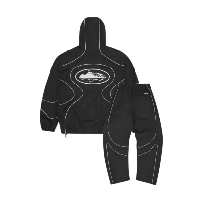 x Corteiz Reflective Black Tracksuit