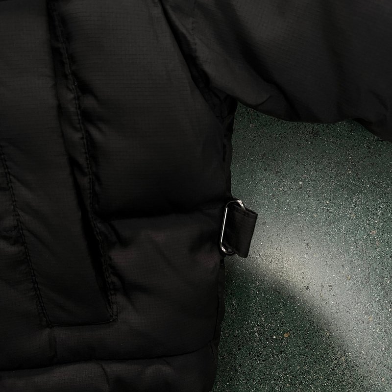 Trapstar Cropped Puffer Jacket Black