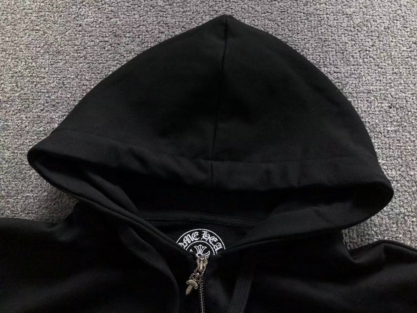 Chrome Hearts Los Angeles Zip Up Hoodie White
