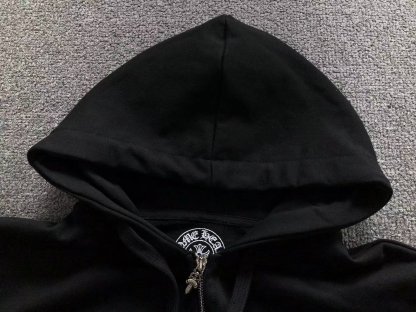 Chrome Hearts Los Angeles Zip Up Hoodie White
