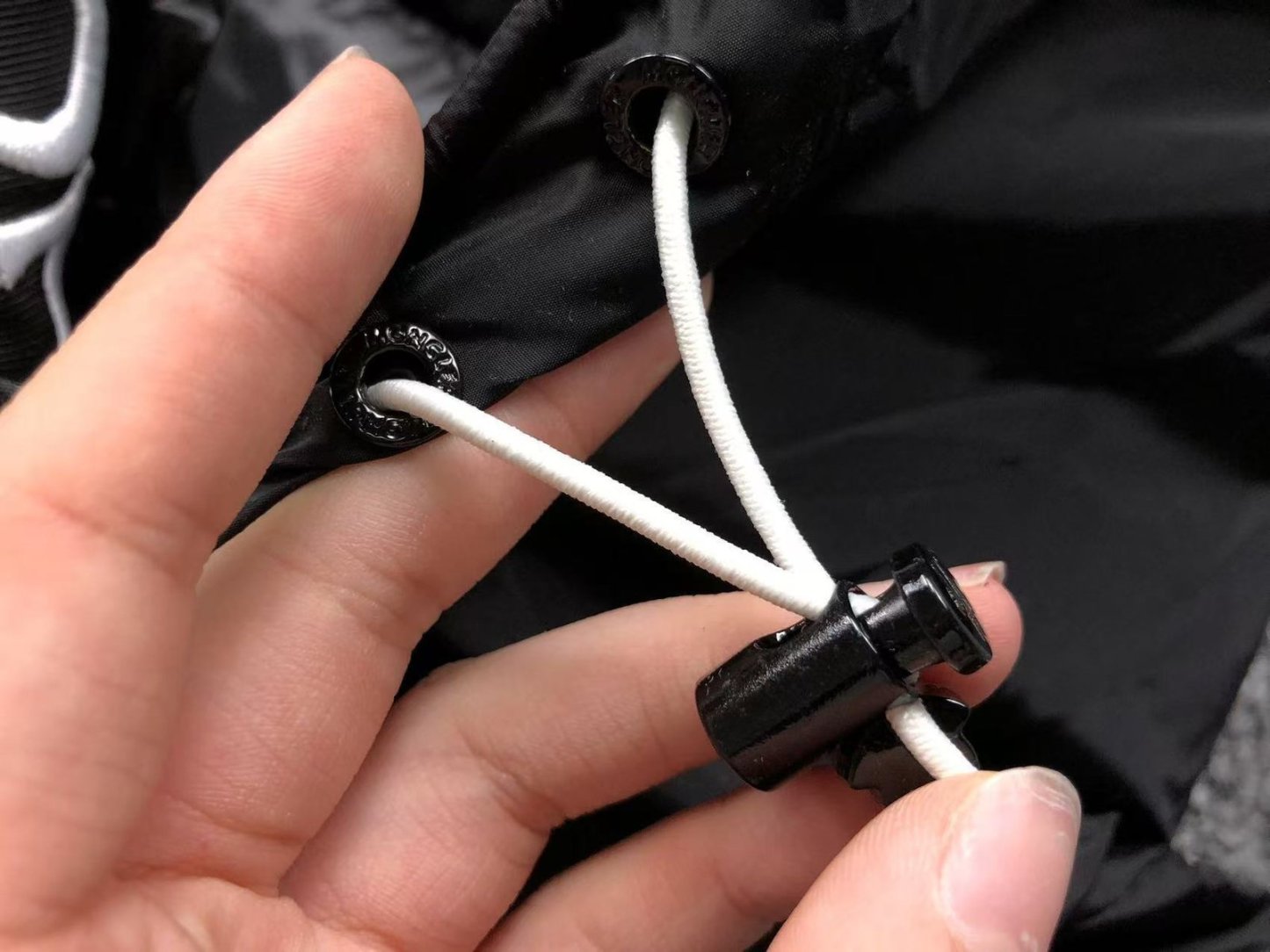  Logo Puffer Jacket Black-OSI