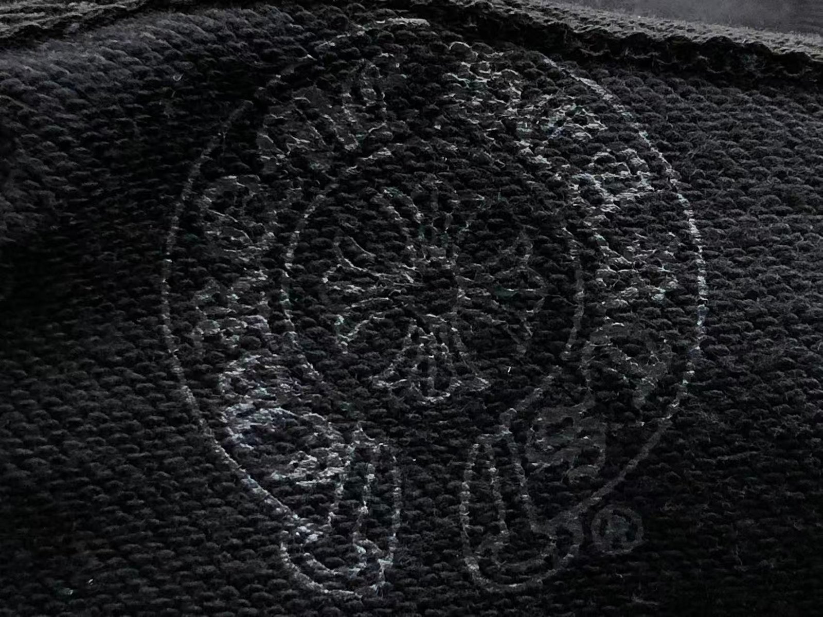 Chrome Hearts Logo Zip Up Hoodie White