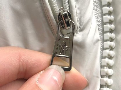 Moncler Logo Puffer Jacket White