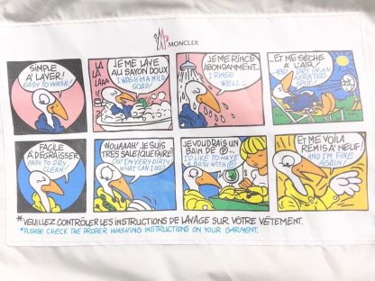 Moncler Logo Puffer Jacket White