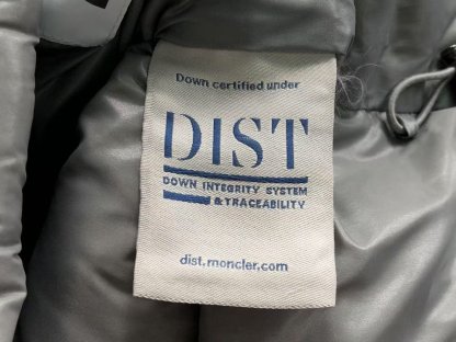 Moncler Logo Puffer Jacket Grey