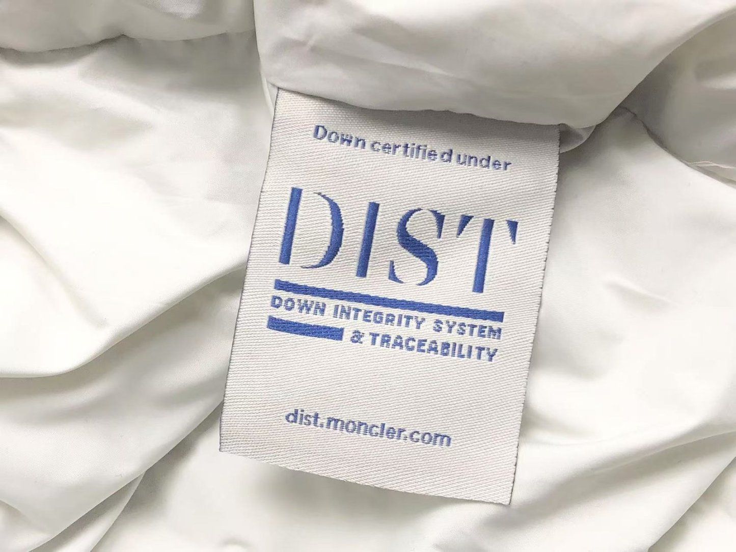 Moncler Logo Puffer Jacket White