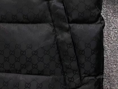 Gucci Pattern Logo Puffer Black