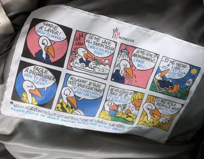 Moncler Logo Puffer Jacket Grey