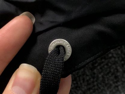 Ami Logo Puffer Jacket Grey