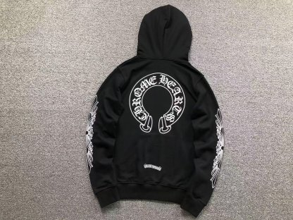 Chrome Hearts Logo Hoodie Black