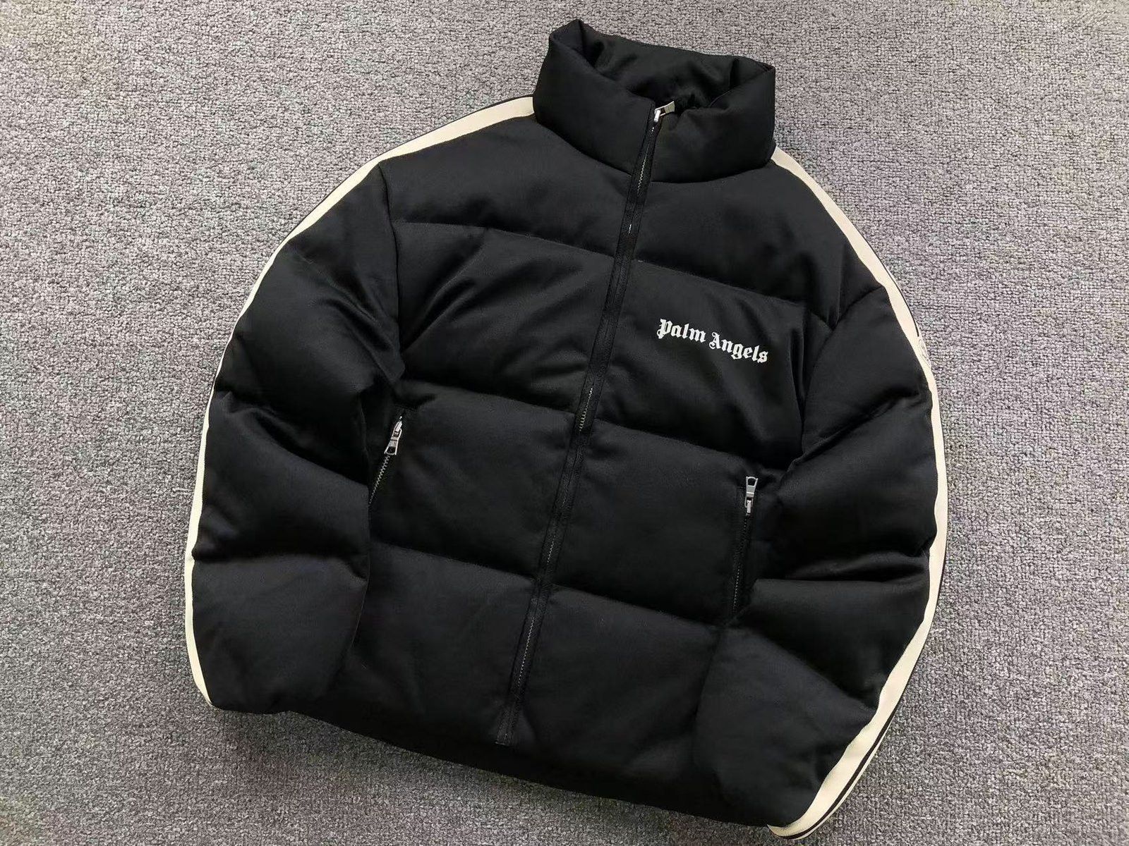Palm Angels Moncler Puffer Jacket Black