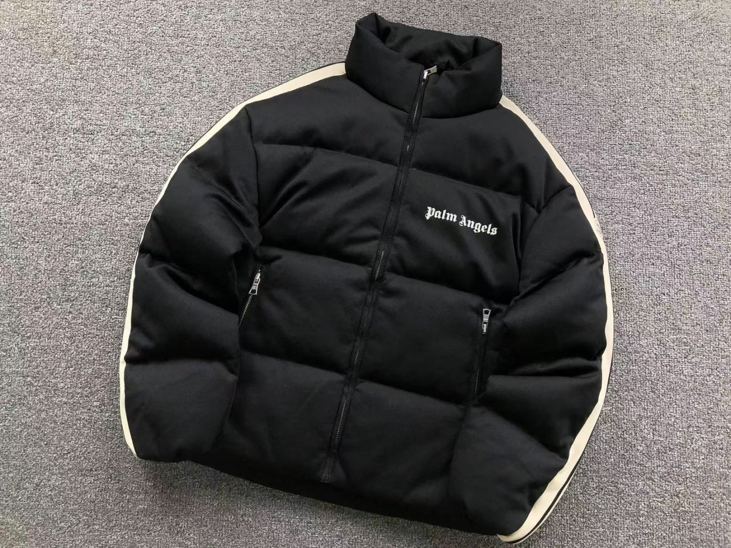 Palm Angels Moncler Puffer Jacket Black