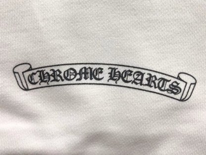 Chrome Hearts Colorfull Crosses Hoodie White