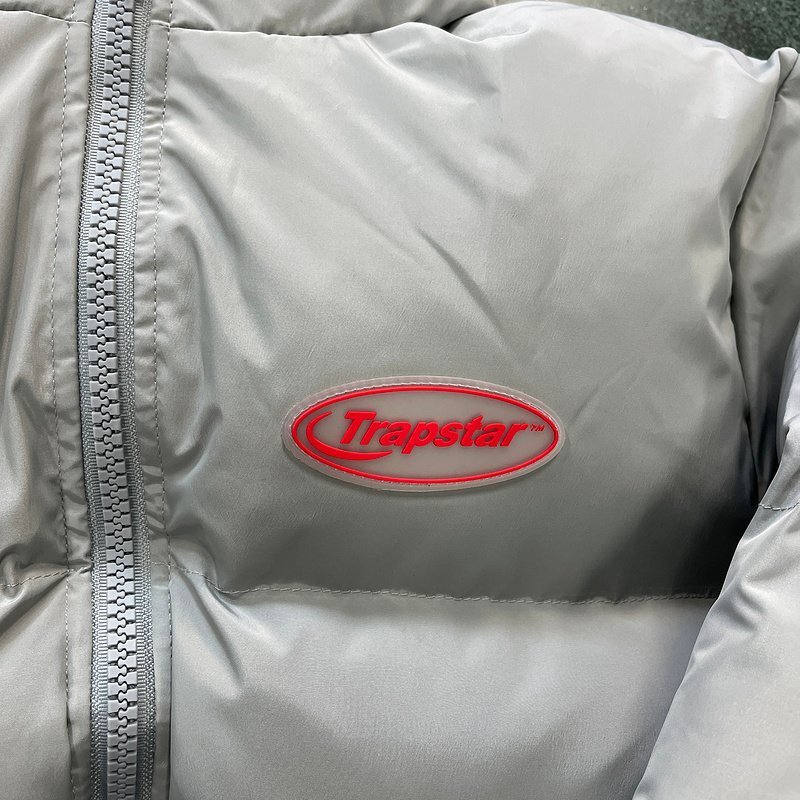 Trapstar Hyperdrive Jacket Grey Red