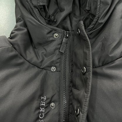 Trapstar Cropped Puffer Jacket Black
