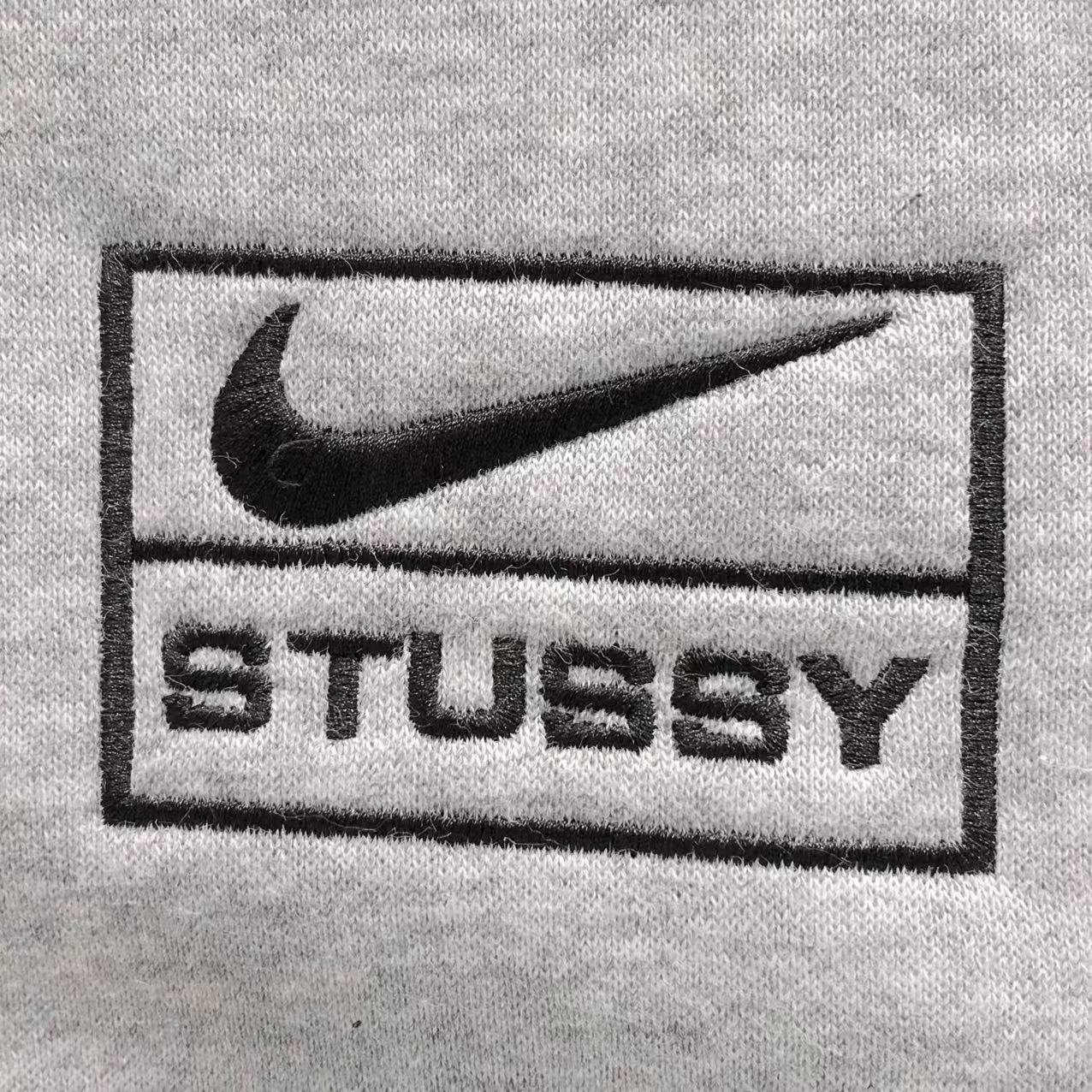 Nike x Stussy Washed Fleece Hoodie Grey