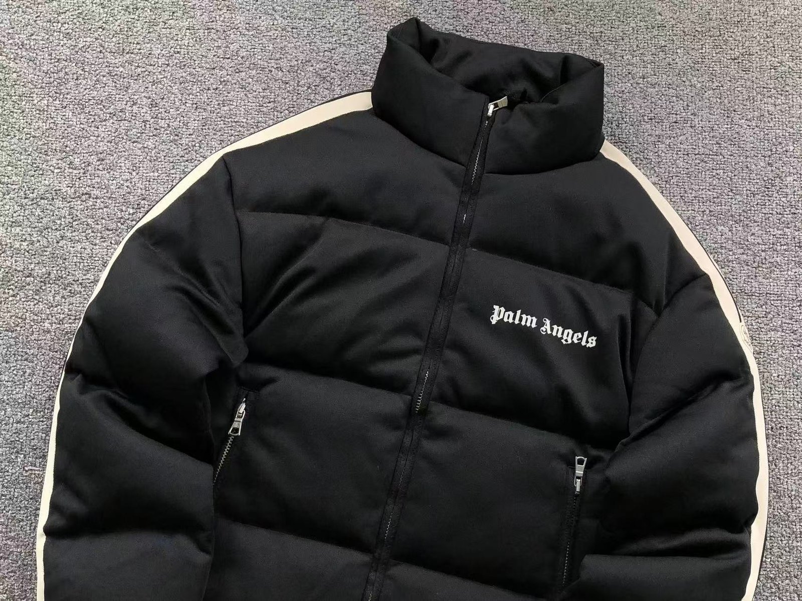 Palm Angels Moncler Puffer Jacket Black