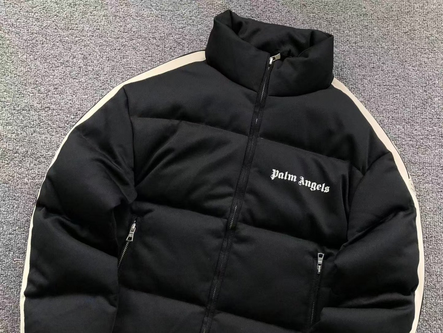 Palm Angels Moncler Puffer Jacket Black