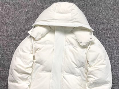  Logo Puffer Jacket White