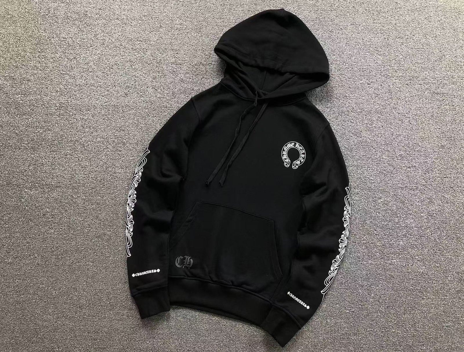 Chrome Hearts Logo Hoodie Black