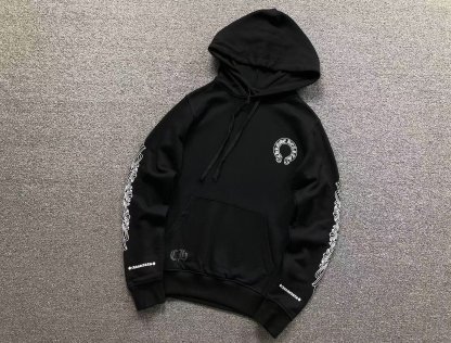 Chrome Hearts Logo Hoodie Black