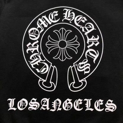 Chrome Hearts Los Angeles Zip Up Hoodie Black