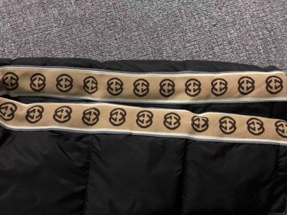 Gucci Pattern Logo Puffer Black