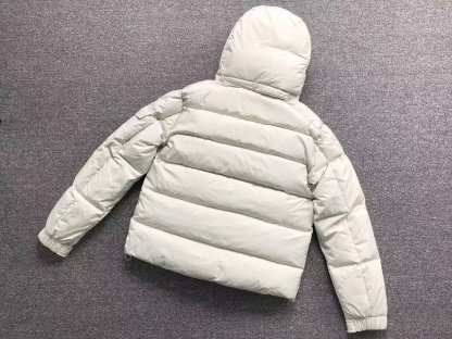 Moncler Logo Puffer Jacket White