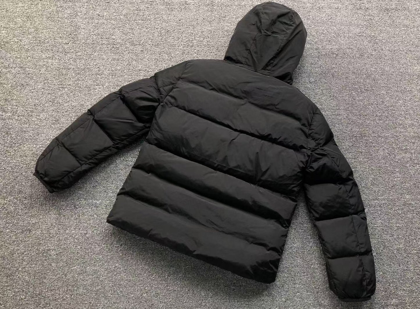  Logo Puffer Jacket Black-OSI