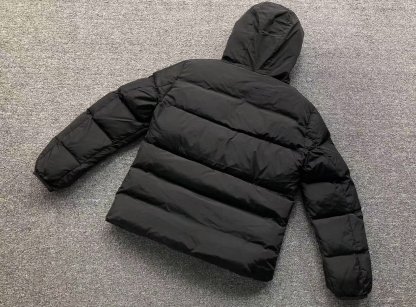  Logo Puffer Jacket Black-OSI