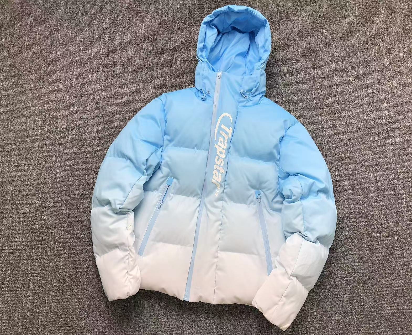 Trapstar Puffer Jacket Blue Gradient