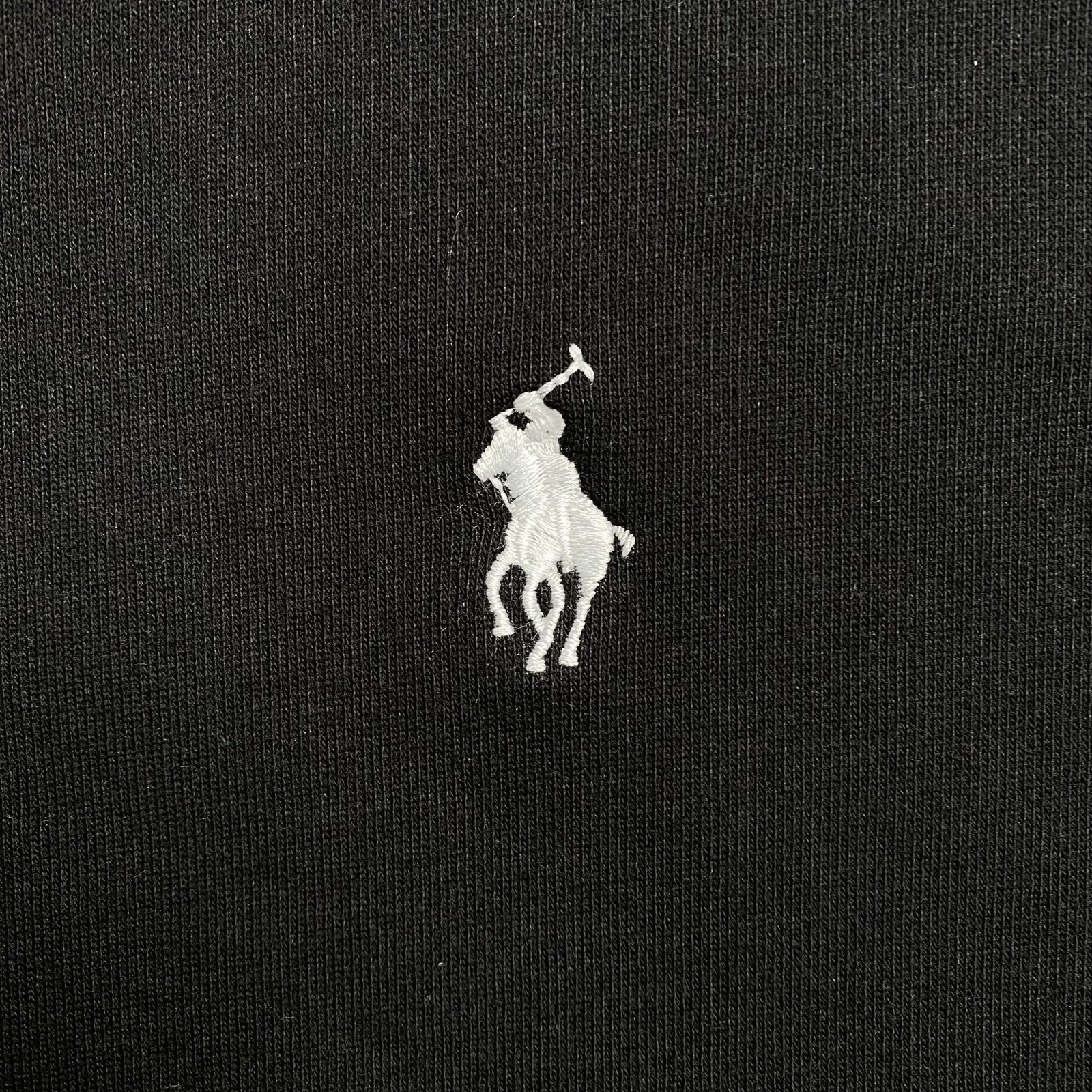 Ralph Lauren Zip Up Black White Logo