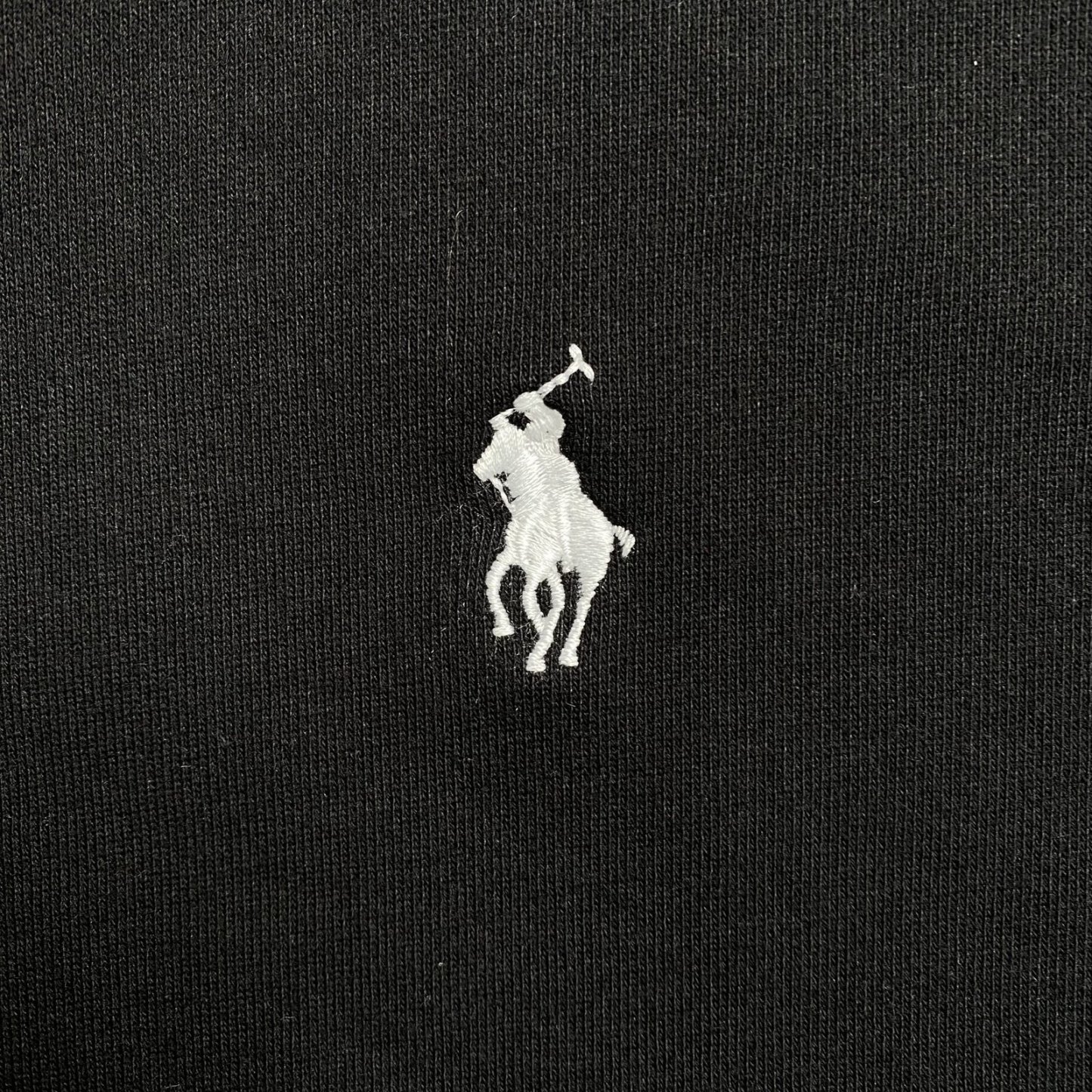 Ralph Lauren Zip Up Black White Logo
