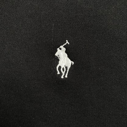 Ralph Lauren Zip Up Black White Logo