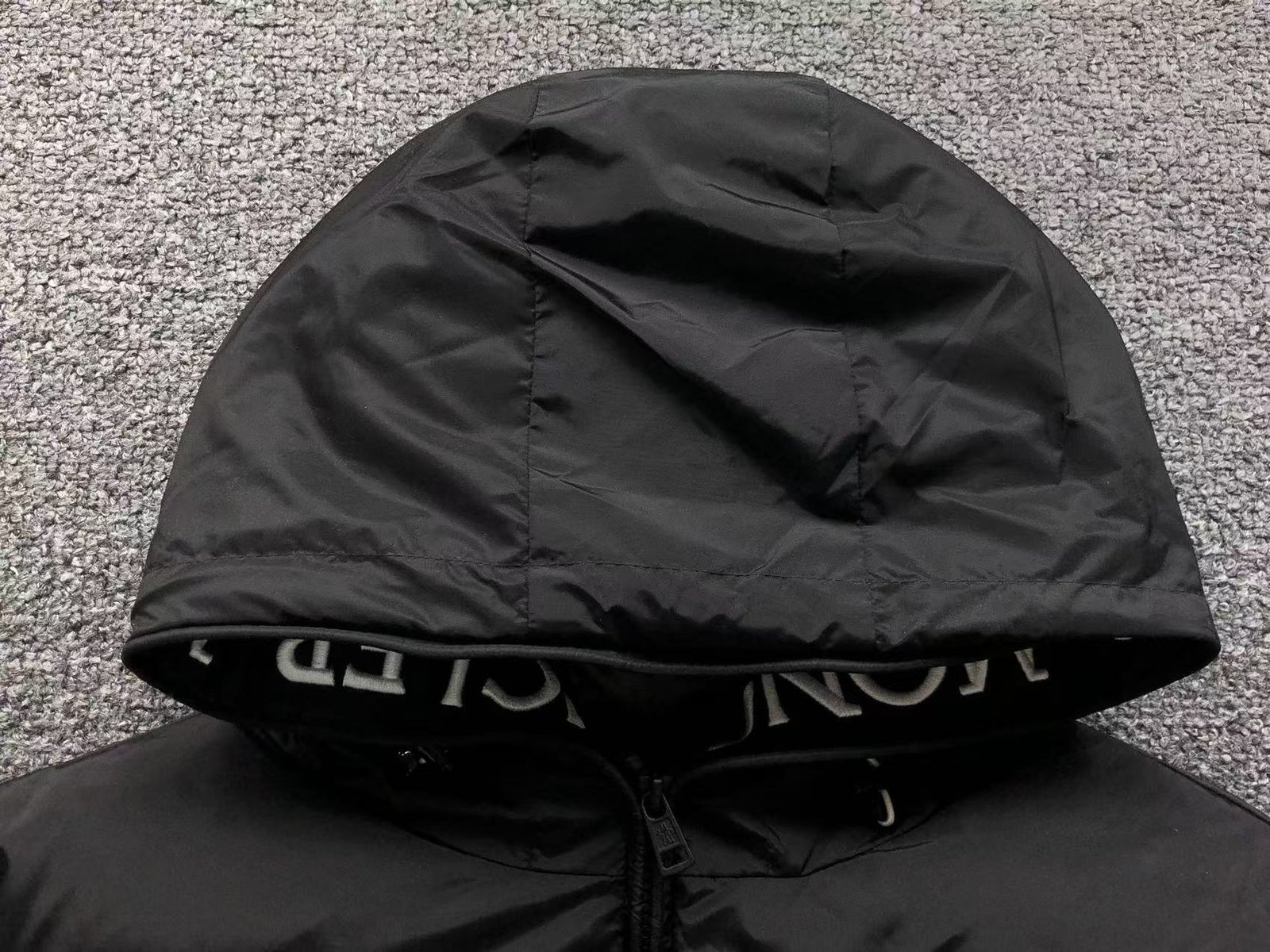  Logo Puffer Jacket Black-OSI