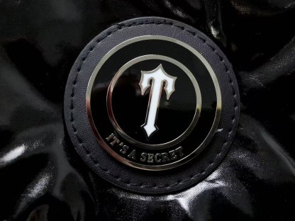 Trapstar Irongate Hooded Puffer Jacket Shiny Black